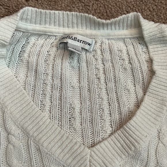 Women’s Croft & Barrow white sweater M - Picture 2 of 5